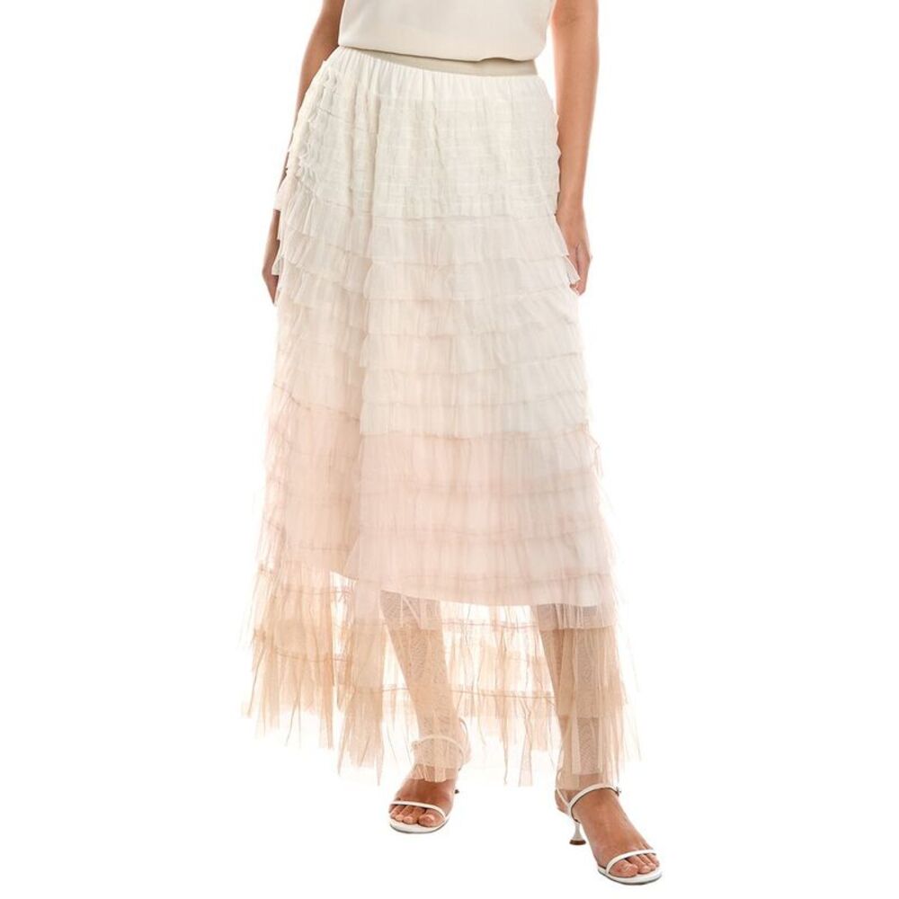 Anna Kay Womens  Swag Skirt, Beige